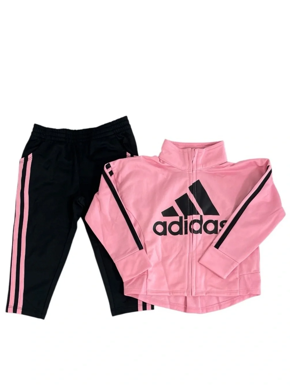 Adidas Track Suit 2T Pink & Black